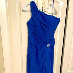 Royal Blue One Shoulder Prom/Graduation Dress
